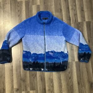 Warm Polyester Edgar & Ash Zip Up Jacket Size Large